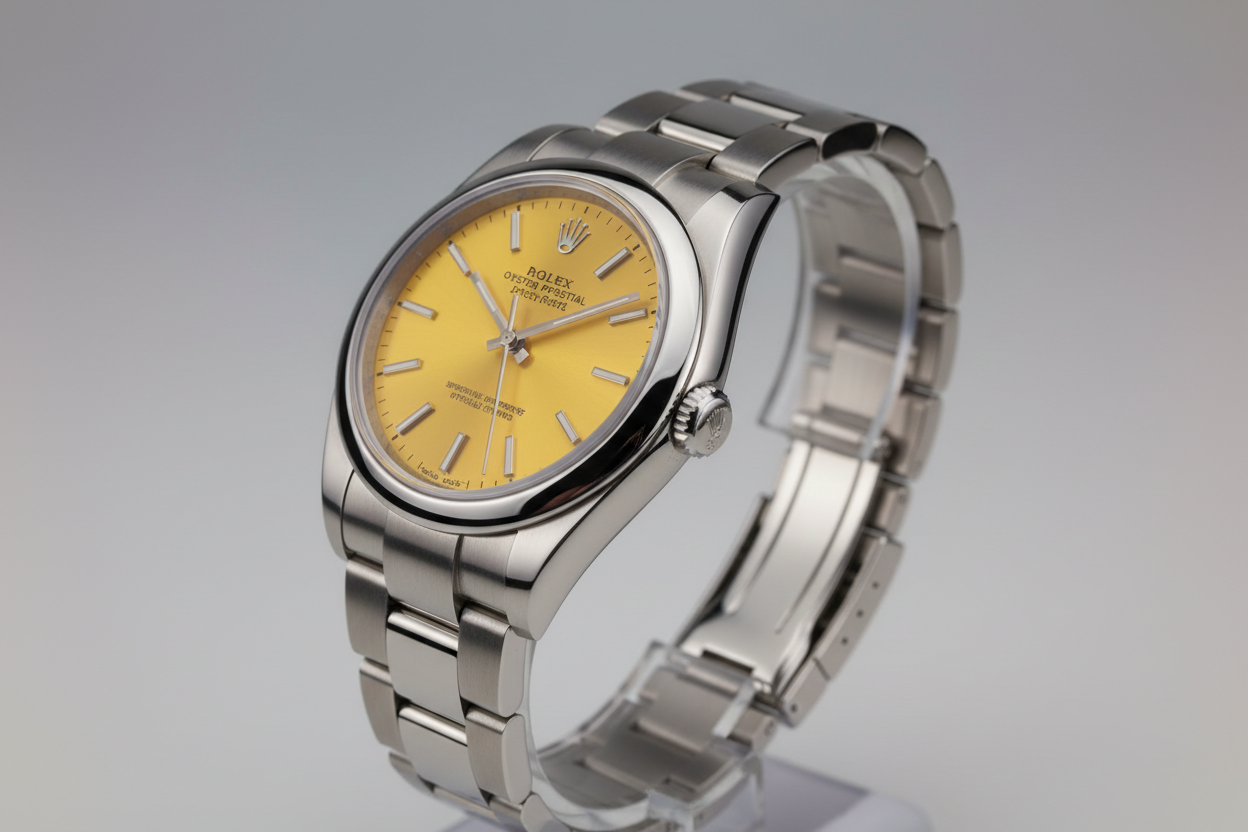 Oyster Perpetual Yellow Side