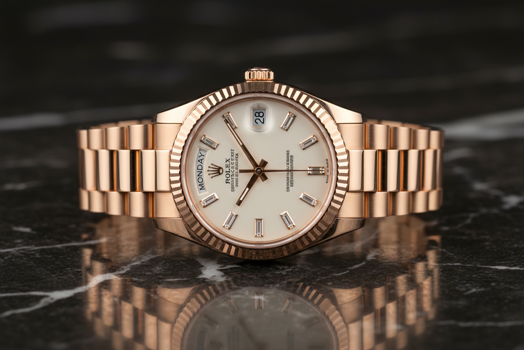Rolex Day-Date 31mm Rose Gold Front