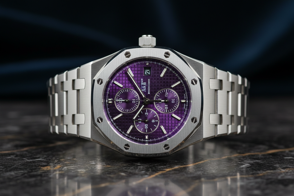 Royal Oak Purple Dial Front View